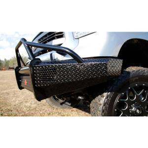 Fab Fours - Fab Fours TT14-K2862-1 Black Steel Front Bumper with Pre-Runner Bar Guard for Toyota Tundra 2014-2019 - Image 3