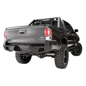 Fab Fours - Fab Fours TT16-E3651-1 Vengeance Rear Bumper with Sensor Holes for Toyota Tacoma 2016-2020 - Image 2