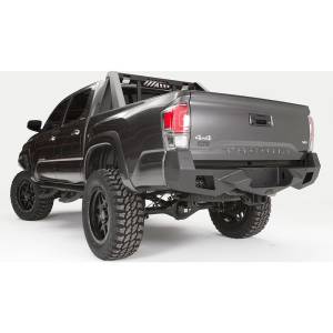 Fab Fours - Fab Fours TT16-E3651-1 Vengeance Rear Bumper with Sensor Holes for Toyota Tacoma 2016-2020 - Image 3