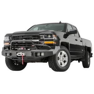Warn 100920 Ascent Front Bumper for Chevy Silverado 1500 2016-2018