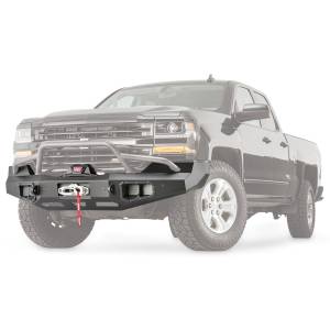 Warn - Warn 100920 Ascent Front Bumper for Chevy Silverado 1500 2016-2018 - Image 2