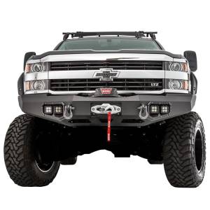 Warn - Warn 100921 Ascent Front Bumper for Chevy Silverado 2500HD/3500HD 2015-2018 - Image 3