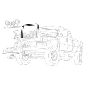 Warn - Warn 80161 Gen II Trans4mer Grille Guard - Image 2