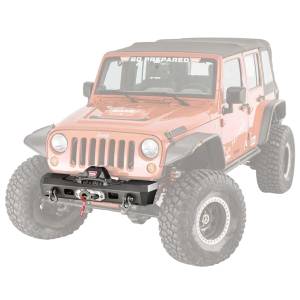 Warn - Warn 101410 Elite Stubby Front Bumper for Jeep Wrangler JK 2007-2018 - Image 2