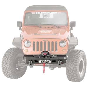 Warn - Warn 101410 Elite Stubby Front Bumper for Jeep Wrangler JK 2007-2018 - Image 3