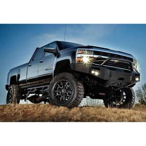 Fab Fours - Fab Fours CH05-A1352-1 Premium Winch Front Bumper with Pre-Runner Guard for Chevy Silverado 2500/3500 2003-2007 - Image 4