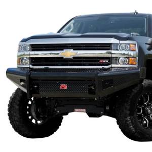 Fab Fours CH05-S1361-1 Black Steel Front Bumper for Chevy Silverado 2500/3500 2003-2006