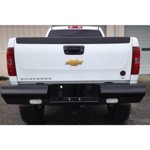 Fab Fours - Fab Fours CH08-T1450-1 Black Steel Rear Bumper for GMC Sierra 2500/3500 2007-2010 - Image 2