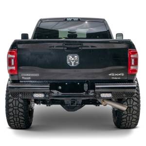 Fab Fours - Fab Fours DR03-T1050-1 Black Steel Rear Bumper for Dodge Ram 2500/3500 2003-2009 - Image 2