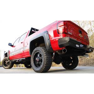 Fab Fours - Fab Fours CS14-T3150-1 Black Steel Rear Bumper for Chevy Silverado 1500 2014-2018 - Image 2