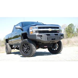 Fab Fours - Fab Fours CH14-A3051-1 Premium Winch Front Bumper for Chevy Silverado 2500/3500 2015-2019 - Image 2