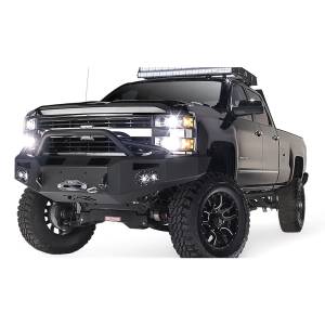 Fab Fours - Fab Fours CH14-A3052-1 Premium Winch Front Bumper with Pre-Runner Guard for Chevy Silverado 2500/3500 2015-2019 - Image 3