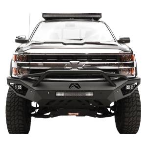 fab Fours CH15-V3052-1 Vengeance Front Bumper with Pre-Runner Guard for Chevy Silverado 2500 HD/3500 HD 2015-2019
