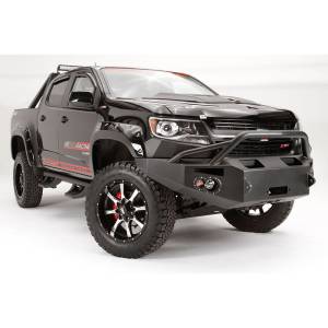 Fab Fours - Fab Fours CC15-H3352-1 Premium Winch Front Bumper with Pre-Runner Guard for Chevy Colorado 2015-2019 - Image 2