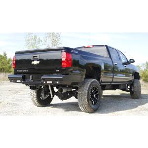 Fab Fours - Fab Fours CH14-T3050-1 Black Steel Rear Bumper for GMC Sierra 2500/3500 2015-2019 - Image 2