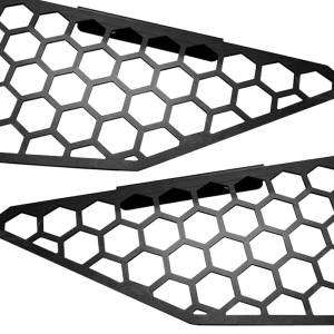 Fab Fours M3950-1 Vengeance Side Light Mesh Insert Cover for Ford Raptor 2017-2020