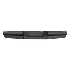 Fab Fours CH99-U1250-1 Black Steel Elite Smooth Rear Bumper for GMC Sierra 2500/3500 2001-2007