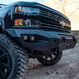 Fab Fours - Fab Fours CH15-X2751-1 Matrix Front Bumper for Chevy Silverado 2500 HD/3500 HD 2015-2019 - Image 2