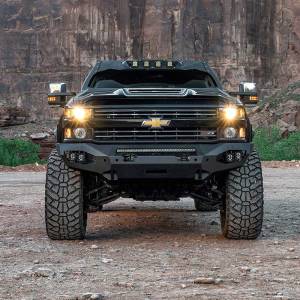 Fab Fours - Fab Fours CH15-X2751-1 Matrix Front Bumper for Chevy Silverado 2500 HD/3500 HD 2015-2019 - Image 3
