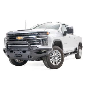 Fab Fours - Fab Fours CH15-X2752-1 Matrix Front Bumper with Pre-Runner Guard for Chevy Silverado 2500 HD/3500 HD 2015-2019 - Image 2