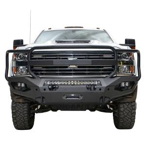 Fab Fours - Fab Fours CH15-X2750-1 Matrix Front Bumper with Grille Guard for Chevy Silverado 2500 HD/3500 HD 2015-2019 - Image 2