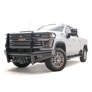 Fab Fours - Fab Fours CH20-S4960-1 Black Steel Front Bumper with Grille Guard for Chevy Silverado 2500/3500 2020-2021 - Image 3