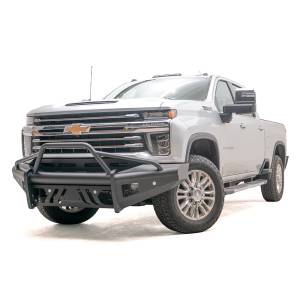 Fab Fours - Fab Fours CH20-Q4962-1 Black Steel Elite Smooth Front Bumper with Pre-Runner Guard for Chevy Silverado 2500/3500 2020-2021 - Image 3