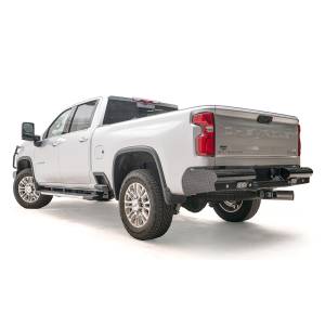 Fab Fours - Fab Fours CH20-T4950-1 Black Steel Rear Bumper for Chevy Silverado 2500/3500 2020-2021 - Image 2