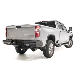 Fab Fours - Fab Fours CH20-T4950-1 Black Steel Rear Bumper for Chevy Silverado 2500/3500 2020-2021 - Image 3