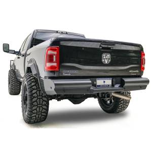 Fab Fours - Fab Fours DR19-U4450-1 Black Steel Elite Smooth Rear Bumper For Dodge Ram 2500/3500 2018-2020 - Image 3