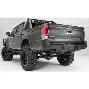 Fab Fours - Fab Fours TT16-W3651-1 Premium Rear Bumper with Sensor Holes for Toyota Tacoma 2016-2020 - Image 3