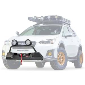 Warn - Warn 106221 Semi Hidden Winch Mount Bumper Subaru Crosstek 2018-2020 - Image 4
