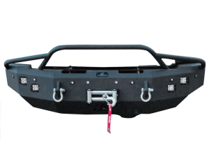 Hammerhead Bumpers - Hammerhead 600-56-0115 Winch Front Bumper with Pre-Runner Guard and Square Light Holes for GMC Sierra 2500 HD/3500 HD 2003-2006 - Image 2