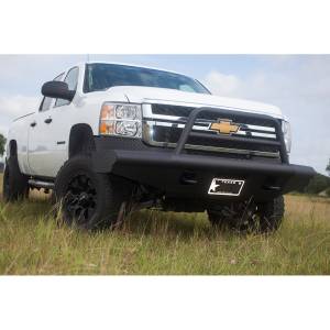 Tough Country AFR0710CLSMBW Apache Winch Front Bumper with Bull Bar for Chevy Silverado 1500 2007-2013