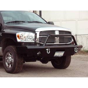 Tough Country AFR2006DLSMBW Apache Winch Front Bumper with Bull Bar for Dodge Ram 2500/3500 2006-2009