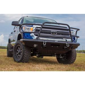 Tough Country - Tough Country DFR0714TLFSMFS Deluxe Front Bumper with Sensors for Toyota Tundra 2014-2018 - Image 4