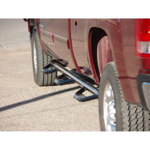 Tough Country - Tough Country SB1034D8A2-GLOSS Deluxe 4-Door 8' Bed Wheel to Wheel Step Bar for Dodge Ram 2500/3500 2010-2018 - Image 2