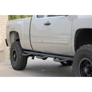 Tough Country - Tough Country SB49903G6A2-GLOSS Deluxe 4-Door 6' Bed Wheel to Wheel Step Bar for Chevy Silverado 1500/2500/3500 1999-2018 - Image 5