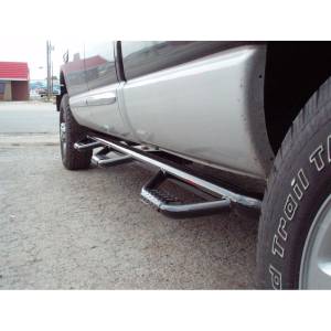 Tough Country - Tough Country SB49903G8A2-GLOSS Deluxe 4-Door 8' Bed Wheel to Wheel Step Bar for Chevy Silverado 1500/2500/3500 1999-2018 - Image 3