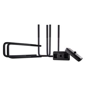 Body Armor 50502-GM Rear Leveling Block and U Bolt Kit for Chevy Silverado/GMC Sierra 1500 2014-2018