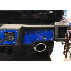 Iron Cross - Iron Cross 61-625-10 Hardline Rear Bumper for Dodge Ram 2500/3500 2010-2018 - Matte Black - Image 3