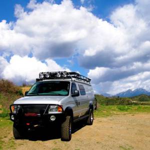 Aluminess - Aluminess 210001 Front Bumper with Brush Guard for Ford Econoline Van 1992-2007 - Image 3