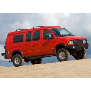 Aluminess - Aluminess 210001 Front Bumper with Brush Guard for Ford Econoline Van 1992-2007 - Image 10