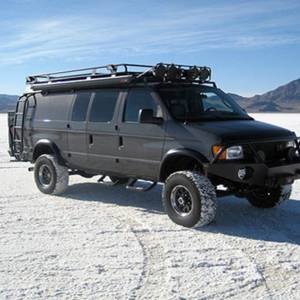 Aluminess - Aluminess 210001 Front Bumper with Brush Guard for Ford Econoline Van 1992-2007 - Image 12