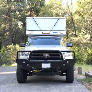 Aluminess - Aluminess 210006 Front Bumper with Brush Guard for Toyota Tundra 2007-2013 - Image 5