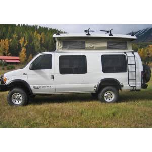 Aluminess - Aluminess 210026 Driver Side Ladder for Ford Econoline Van 1992-2014 - Image 3