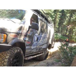 Aluminess - Aluminess 210027 Nerf Bars for Ford Econoline Van 1992-2014 - Image 3