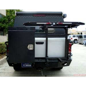 Aluminess - Aluminess 210033 Rear Bumper with Tire Rack and Box Rack Swing Arm for Dodge Ram 2500/3500 2006-2009 - Image 2