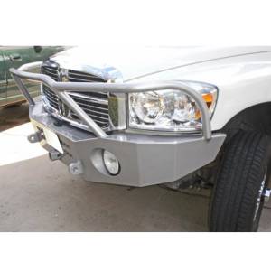 Aluminess - Aluminess 210046 Front Bumper with Brush Guard for Dodge Ram 2500/3500 2006-2009 - Image 3