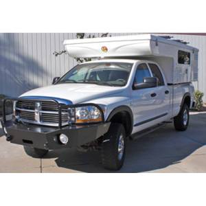 Aluminess - Aluminess 210046 Front Bumper with Brush Guard for Dodge Ram 2500/3500 2006-2009 - Image 4